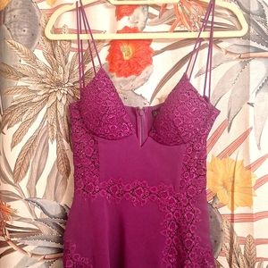 GORGEOUS SEXY SILK WITH LACE LA PERLA DRESS SZ 4